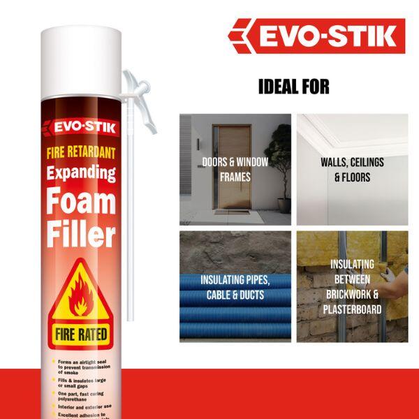 EVO-STIK Fire Retardant Expanding Foam Filler 7