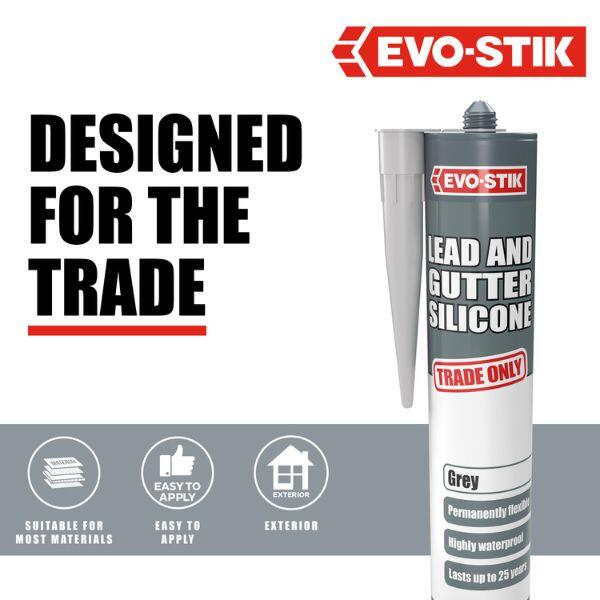 EVO-STIK Lead & Gutter Silicone Sealant 4