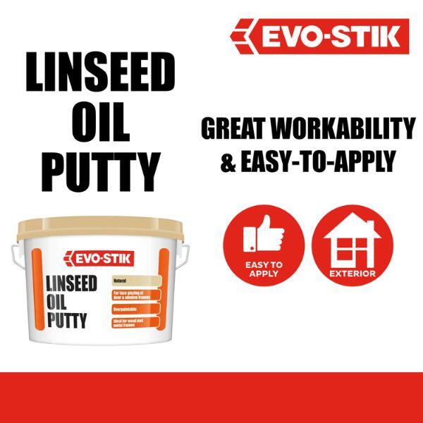 EVO-STIK Linseed Oil Putty 4