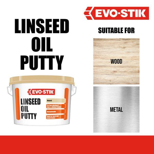 EVO-STIK Linseed Oil Putty 5