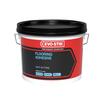 Evostik Flooring Adhesive Fast Setting tub shown as a product packshot on a neutral background, designed for high-strength bonding of a range of floor coverings with fast-setting performance.