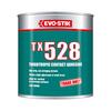 Evostik TX528 Thixotropic Contact Adhesive shown as a product packshot in a metal tin on a neutral background, highlighting a non-drip, non-stringing contact adhesive suitable for vertical and overhead bonding applications.