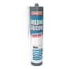 Evostik Building Silicone Sealant cartridge in white shown as a product packshot on a neutral background, highlighting high movement capability, waterproof performance and long-lasting durability.